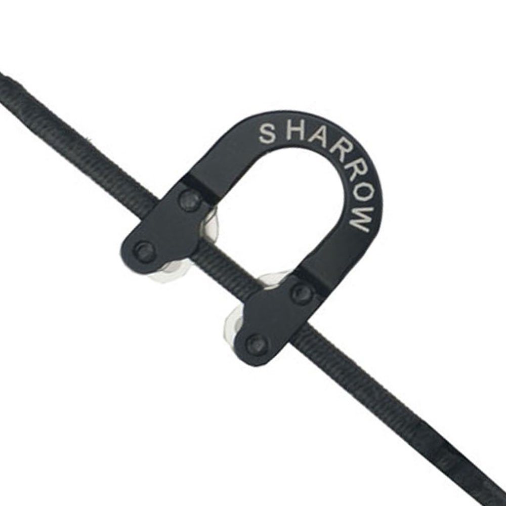 Archery Ultra Metal Release D Loop Compound Bow Ring String Nock Arrow U Rope (Black)