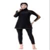 TianMai Hot New Surfing Suit Long Sleeve Muslim Swimwear Islamic Modest Swimsuit Beachwear Burkini Lady Rash Guard Costume (Black, Int'l 2XL,US Size 10-12) view 1