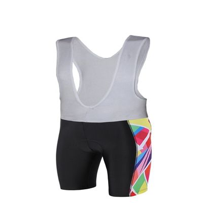 Uriah Women's Cycling Bib Shorts White 3D Coolmax Gel Padded Doodles Size XL(CN)