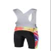 Uriah Women's Cycling Bib Shorts White 3D Coolmax Gel Padded Doodles Size XL(CN) view 2