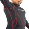 Cressi Maya 2.5 mm Man Monopiece Wetsuits, Black/Red, 3XL view 3