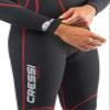 Cressi Maya 2.5 mm Man Monopiece Wetsuits, Black/Red, 3XL view 4