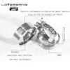 LOVERSRING Couple Ring Bridal Set His Hers White Gold Plated CZ Stainless Steel Wedding Ring Band Set view 3