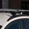 FISCHER CrossLine L Roof Rack for Bicycle Carriers, Roof Boxes or Ski Holders, for Integrated Roof Rails, Load Capacity 75 kg, Pre-Assembled Includes Lock, Bar Thickness 45 x 28 mm, Bar Length 120 cm view 3