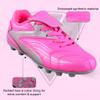 Vizari Soccer Cleats Boys Girls | Youth Firm Ground Football Shoes | Athletic Outdoor Training & Match Pink/Silver view 4
