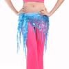 13 Color Sequined Triangle Scarf, Waist Belly Dance, Belly Dance Scarf, Belly Dance Hip Scarf, Triangle Beads Bellydance Belts (Navy Blue) view 1
