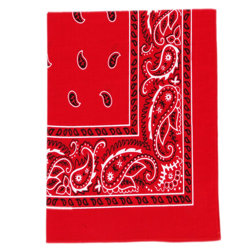 bandannas, handkerchief, scarf, bandana, neckerchief (Red, 3)