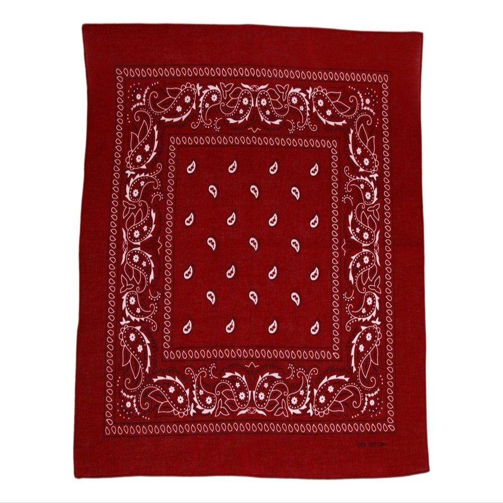 bandannas, handkerchief, scarf, bandana, neckerchief (Burgundy, 3)