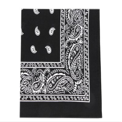 bandannas, handkerchief, scarf, bandana, neckerchief (Black, 3)