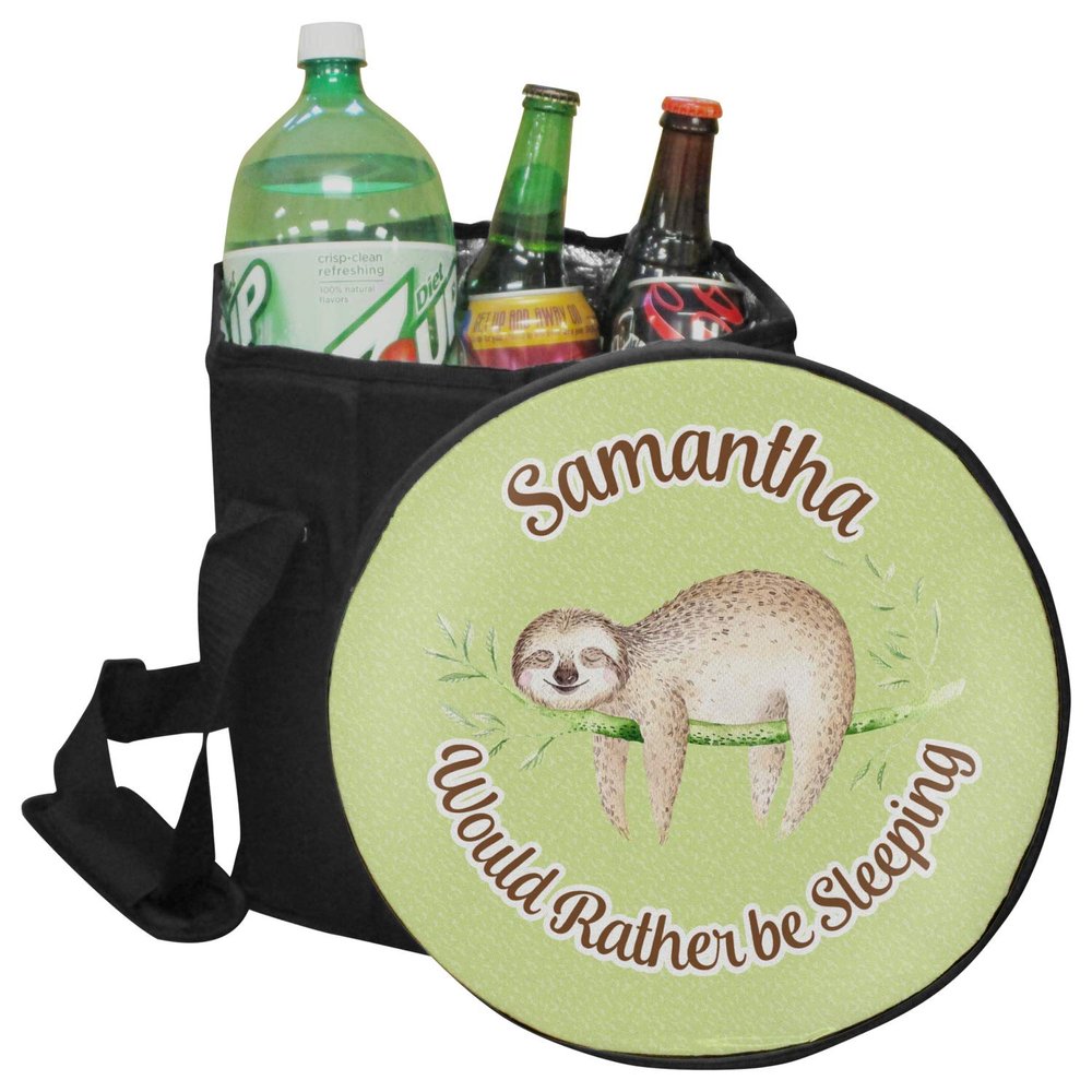 YouCustomizeIt Personalized Sloth Collapsible Cooler & Seat
