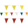 Presco Standard Pennant Flags: 9 in. x 12 in. Pennant / 60 ft. Strand / 1 Color (Yellow) view 3