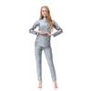 TianMai Hot New Surfing Suit Long Sleeve Muslim Swimwear Islamic Modest Swimsuit Beachwear Burkini Lady Rash Guard Costume (Gray, Int'l 2XL,US Size 10-12) view 3