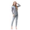 TianMai Hot New Surfing Suit Long Sleeve Muslim Swimwear Islamic Modest Swimsuit Beachwear Burkini Lady Rash Guard Costume (Gray, Int'l 2XL,US Size 10-12) view 4