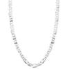Honolulu Jewelry Company Sterling Silver 4.5mm - 8mm Mariner Link Chain Necklace or Bracelet (4.5mm - 22 Inches) view 1