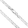 Honolulu Jewelry Company Sterling Silver 4.5mm - 8mm Mariner Link Chain Necklace or Bracelet (4.5mm - 22 Inches) view 2
