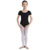 Freebily Kids Girls Short/Long Sleeve Basic Gymnastics Leotard Active Shirt Ballet Dance Leotard Athletic Tank Tops Black 10 Years view 2