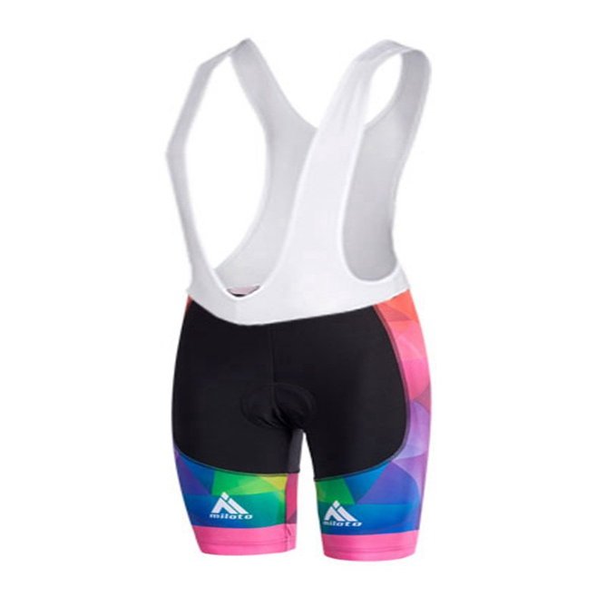 Uriah Women's Cycling Bib Shorts White 3D Coolmax Gel Padded Big Universe Size 5XL(CN)