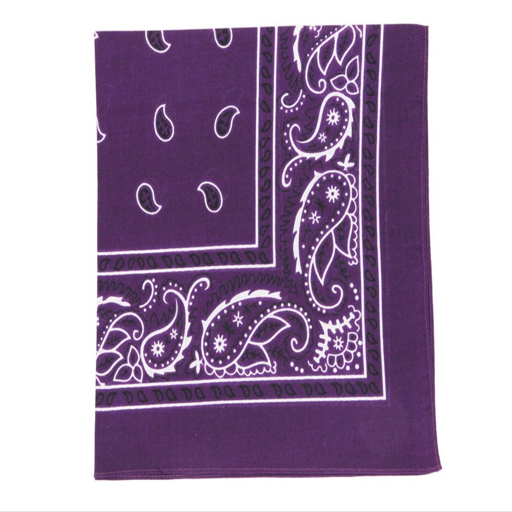 bandannas, handkerchief, scarf, bandana, neckerchief (Purple, 3)