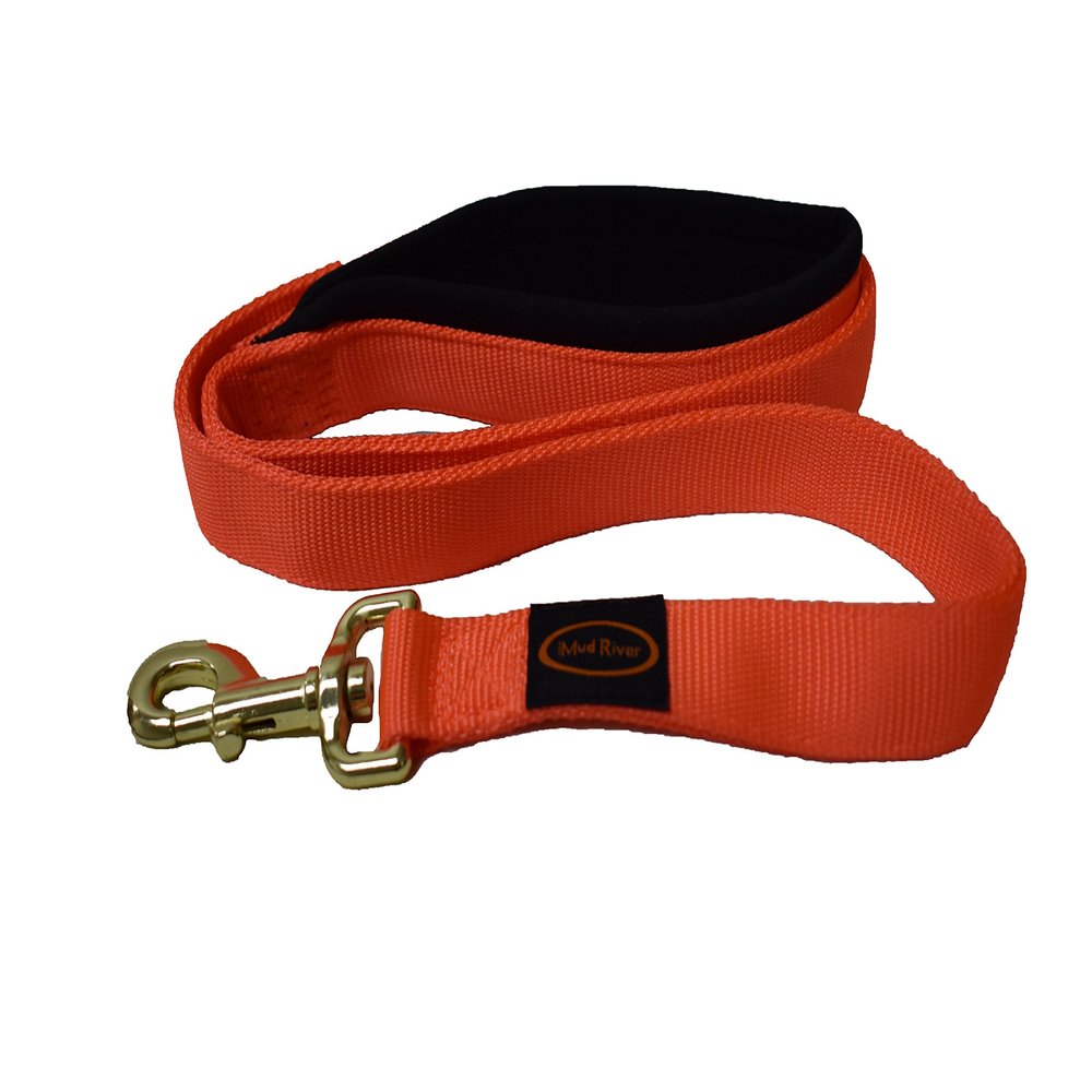 Mudriver Mud River Soft Grip Leash, 24", Orange