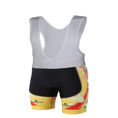 Uriah Women's Cycling Bib Shorts White 3D Coolmax Gel Padded Raibow Sky Size XL(CN)