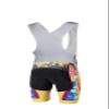 Uriah Women's Cycling Bib Shorts White 3D Coolmax Gel Padded Raibow Sky Size XL(CN) view 2