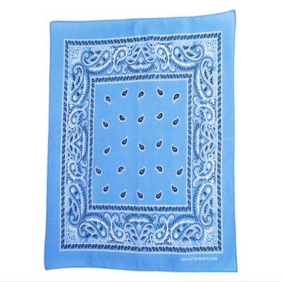 bandannas, handkerchief, scarf, bandana, neckerchief (Sky Blue, 3)