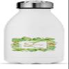 Personalized Tropical Leaves Border Water Bottle - 17 oz. - Stainless Steel - Full Color Printing view 1