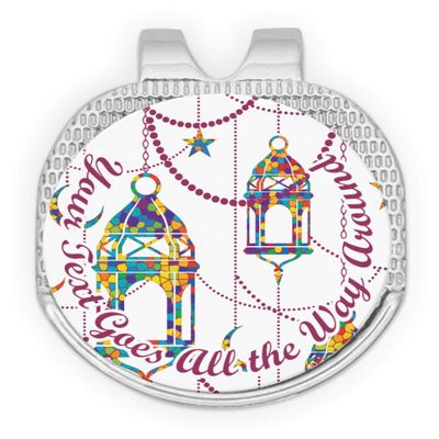 YouCustomizeIt Personalized Hanging Lanterns Golf Ball Marker - Hat Clip - Silver