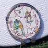 YouCustomizeIt Personalized Hanging Lanterns Golf Ball Marker - Hat Clip - Silver view 3