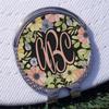 YouCustomizeIt Personalized Boho Floral Golf Ball Marker - Hat Clip - Silver view 3