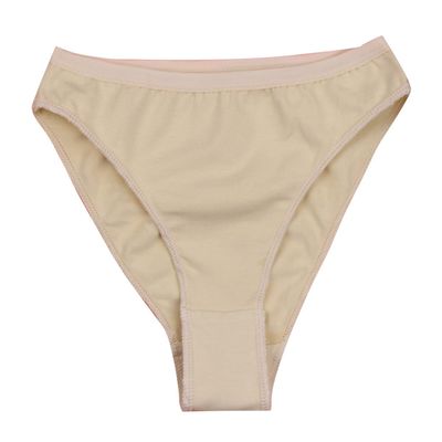 Alvivi Kids Girls Seamless Ballet Dance Briefs Shorts Gymnastics Underwear High Cut Knickers Panties Nude 8-10 Years