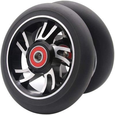 2Pcs 100 mm Pro Stunt Scooter Wheels with Abec 9 Bearings for MGP/Razor/Lucky/Envy/Vokul Pro Scooters Replacement Wheels