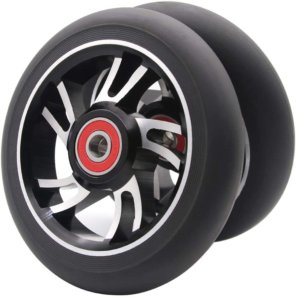 2Pcs 100 mm Pro Stunt Scooter Wheels with Abec 9 Bearings for MGP/Razor/Lucky/Envy/Vokul Pro Scooters Replacement Wheels