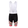 Uriah Women's Cycling Bib Shorts White 3D Coolmax Gel Padded Flower Sea Size M(CN) view 3