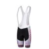 Uriah Women's Cycling Bib Shorts White 3D Coolmax Gel Padded Purple Crystal Size S(CN) view 1