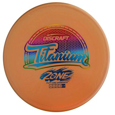 Discraft TIZONE-173-174 Zone Titanium Zone Putter, Assorted