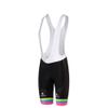 Uriah Women's Cycling Bib Shorts White 3D Coolmax Gel Padded Pink Green Size L(CN) view 1