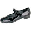 Danshuz Girl's Value Comfort Tap Flats, Black, Leather Patent, 13 M view 1
