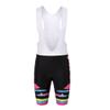 Uriah Women's Cycling Bib Shorts White 3D Coolmax Gel Padded Zebra Lines Size S(CN) view 3