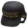 AES Hunter Letters Born to Hunt Forced to Work Hunting Embroidered Cap Hat RAM view 1