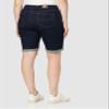 Dickies womens Perfect Shape Denim Bermuda Shorts, Stonewashed Indigo Blue, 14 US view 2