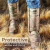 Razer Snake Gaiters for Hiking, Hunting - Snake Bite Protection Guards for Lower Legs with Storage Bag, Heavy Duty, Adjustable, Lightweight Design fits Men, Women - Lab Tested in USA (Camo) view 2