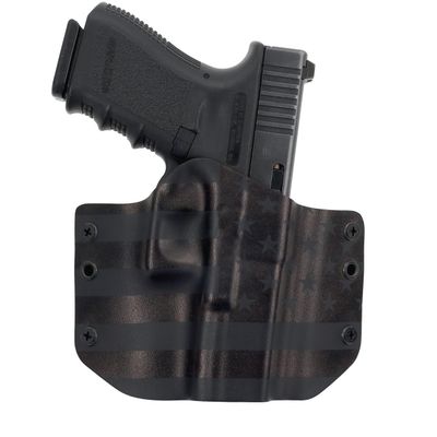 Stealth Black USA OWB Holster (Left-Hand, Rugr SP101)