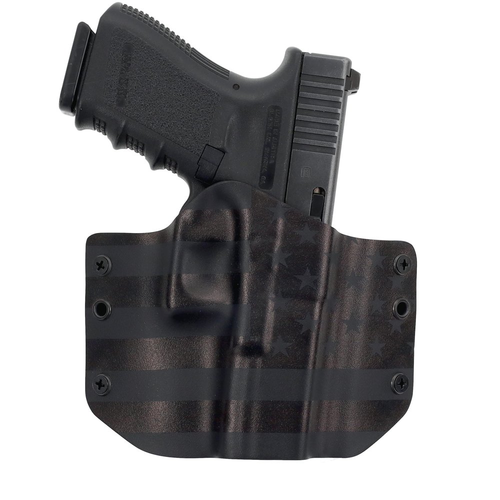 Stealth Black USA OWB Holster (Left-Hand, Rugr SP101)
