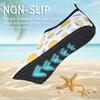 ANLUKE Water Shoes Barefoot Aqua Yoga Socks Quick-Dry Beach Swim Surf Shoes for Women Men Yellow/White Lemon 42/43 view 2