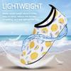 ANLUKE Water Shoes Barefoot Aqua Yoga Socks Quick-Dry Beach Swim Surf Shoes for Women Men Yellow/White Lemon 42/43 view 4
