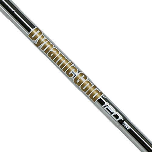 TRUE TEMPER Dynamic Gold 120 Iron Steel Shaft Set (Choose Flex and Quantity) - .355" Tapered Tip (3-PW + Extra PW Set (9 Shafts), Regular)