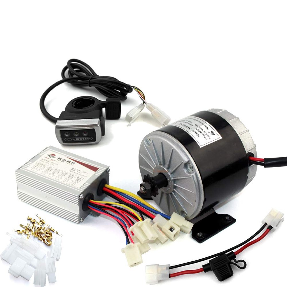 Scooter Motor Unitemotor MY1016 Use 25H Chain Drive with Foot Pedal Throttle Go-Karting Simple (Thumb)