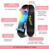 Complete Skateboards- Standard Skateboards for Beginners Kids Boys Girls Teenager- 31''x 8''Canadian Maple Cruiser Pro Skate Board, Skateboards (Night skype) view 2