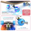 Complete Skateboards- Standard Skateboards for Beginners Kids Boys Girls Teenager- 31''x 8''Canadian Maple Cruiser Pro Skate Board, Skateboards (Night skype) view 3